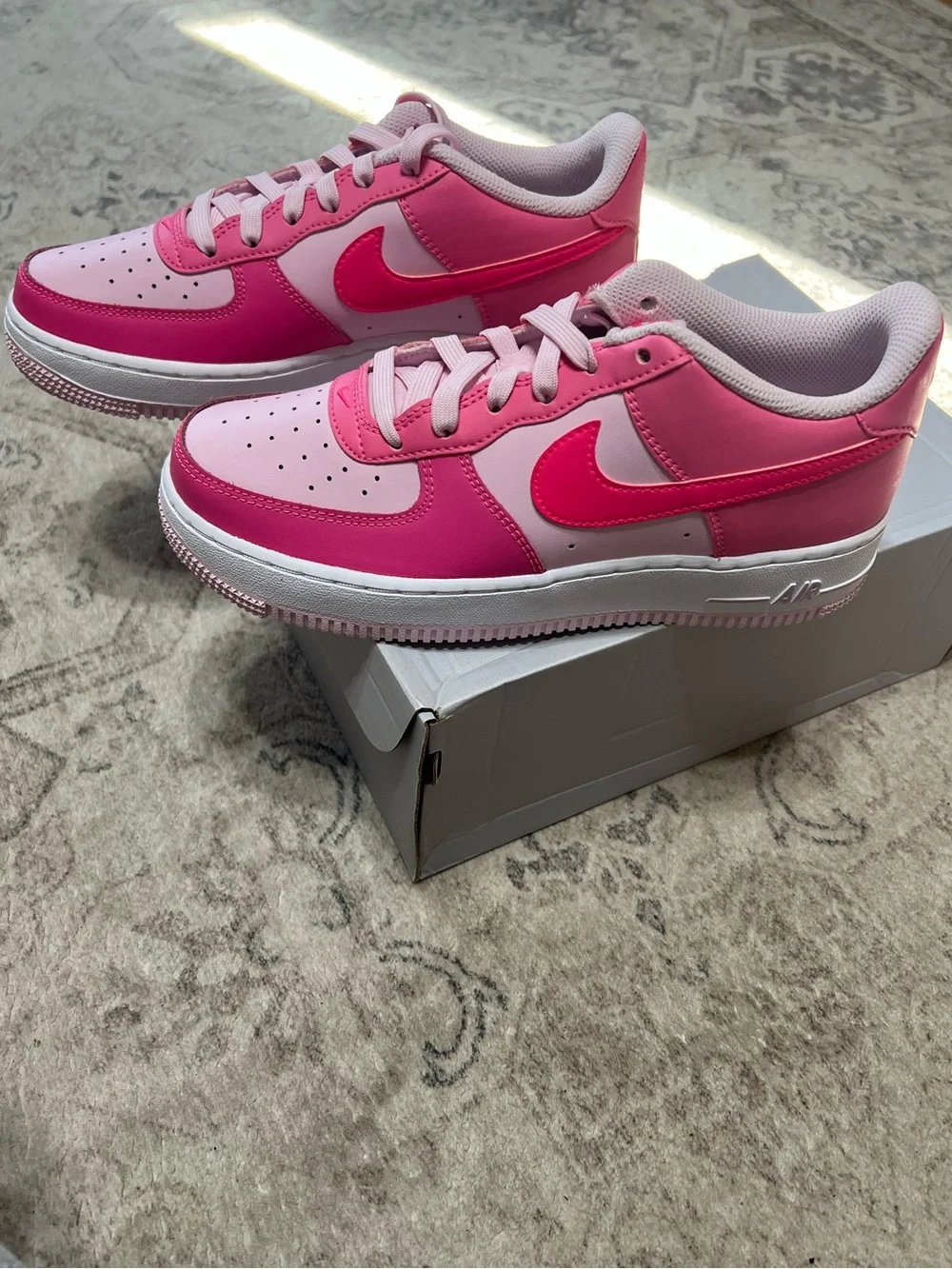 Nike Air Force 1 Pinksicle/Pink Foam/ Hyper Pink Youth 6/ Women’s 7.5 - Picture 5 of 13
